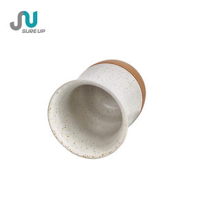 Taza de <span class=keywords><strong>Mate</strong></span> de Diseño Nuevo, Taza de Café de Cerámica con Base de Madera - Product Image 4