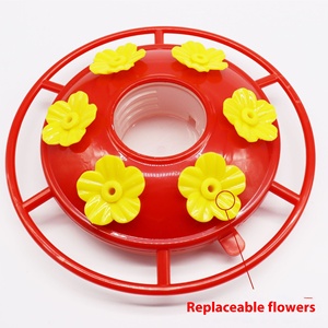 Alimentador duradero para colibríes al aire libre, <span class=keywords><strong>bebedero</strong></span> de plástico fácil de limpiar para pájaros con diseño a prueba de fugas para jardín, Patio, pájaros salvajes - Product Image 4