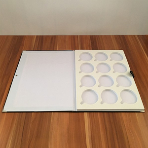 Cajas de Exhibición de Piel Sintética al por Mayor con 12/24 Ranuras <span class=keywords><strong>para</strong></span> <span class=keywords><strong>Lentes</strong></span> de Gafas, Nuevas Cajas de Almacenamiento de <span class=keywords><strong>Lentes</strong></span> de Sol con Forro de EVA - Product Image 4