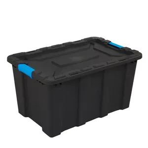 Tùy Chỉnh 80l Heavy Duty Nhựa Lưu Trữ Hộp Container Với Xử Lý