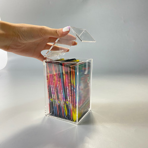 Bulk Dustproof UV Protected <b>Acrylic</b> Card Pack Case Booster Pack <b>Display</b> Holder - Product Image 5