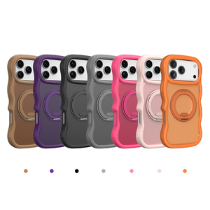 <span class=keywords><strong>Coque</strong></span> de protection magnétique ondulée populaire SW avec support magnétique <span class=keywords><strong>Force</strong></span> 2700 pour iPhone 13 14 15 16 17 - Product Image 2