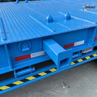 Semi-remorque surbaissée à 6 essieux et 3 lignes, plateforme ultra-basse pour le transport de machines lourdes