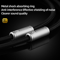 HiFi CE-zertifiziertes PVC-Ummanteltes Dual-RCA-Verlängerungskabel (Stecker auf Buchse) für Lautsprecher, Leistungsverstärker & Monitore