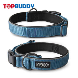 Collar de neopreno suave para perro, collarín reflectante acolchado de nailon - Product Image 2