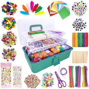 JiHE DIY Kids Jewelry Making <strong>Toys</strong> CE Certified Arts Crafts Supplies Kit for 4-8 8-12 Age Groups Educational Mega <strong>Box</strong> Made - Product Image 6