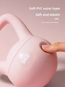 Kettlebell de PVC Suave y Arena de Hierro Trykid, Equipo de Fitness Unisex para el Hogar, para Levantamiento de Cadera, Sentadillas y Ejercicios de Tonificación <span class=keywords><strong>con</strong></span> <span class=keywords><strong>Mancuerna</strong></span> Pequeña - Product Image 4