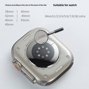 <span class=keywords><strong>Correa</strong></span> de Reloj Magnética de Silicona de Lujo Compatible con <span class=keywords><strong>Watch</strong></span> S8/S9/S10, Hebilla Oculta con Botón de Presión, <span class=keywords><strong>Correa</strong></span> para Reloj Inteligente, Molde Privado - Product Image 3