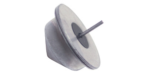 Interrupteur à bascule série HKFAST CW, corps métallique cylindrique, point vert, montage traversant, couleur argent - Product Image 3