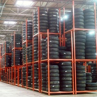 Étagère de stockage personnalisée, robuste, portable, empilable, en acier, pour palettes et pneus, à vendre