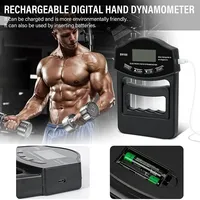 Testeur de force de préhension Dynamomètre numérique pour la force de préhension Écran LCD USB Dynamomètre pour la force de préhension