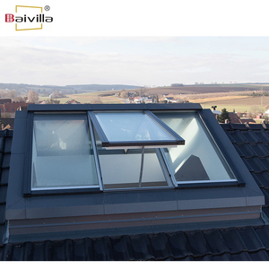 Ventanas de Aluminio Plegables para Sótano, Ahorro de Energía, Claraboya para Ático, Deslizamiento Automático, Trapezoidal, Resistente al Viento - Product Image 5
