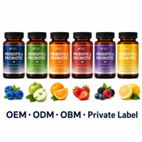 Gummies Probiotiques et Prébiotiques SYC BIO Confort Doux 50 Unités Framboise Bleue Vente en Gros Fournisseur B2B Marque Privée OEM ODM Usine