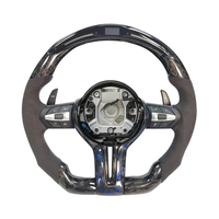Volant en fibre de carbone avec écran LED pour BMW M2 M3 M4 M5 M6 X5M X6M F80 F30 F10 F16 F32 F36 – Amélioration de l'intérieur