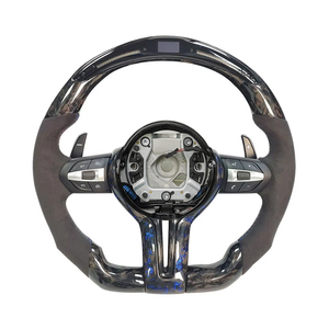 Vô lăng sợi carbon tích hợp <span class=keywords><strong>m</strong></span>àn hình LED dành cho BMW M2 M3 M4 M5 M6 X5M X6M F80 F30 F10 F16 F32 F36 - nâng cấp nội thất - Product Image 6