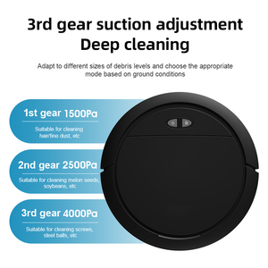 MILI entièrement automatique 3-en-1 Smart <span class=keywords><strong>Robot</strong></span> <span class=keywords><strong>aspirateur</strong></span> intégré contrôle électrique quatre niveaux réglage de l'aspiration réservoir d'eau - Product Image 6
