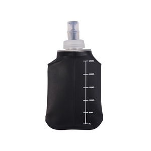 8oz 250ml BPA Free TPU Collapsible <strong>Foldable</strong> Light <strong>Soft</strong> Flask Water <strong>Bottle</strong> for <strong>Running</strong> Race Hiking Climbing Sports - Product Image 3