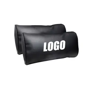 Wholesale Universal JDM Car Driver leather+Sponge Seat headrest cushion pillow