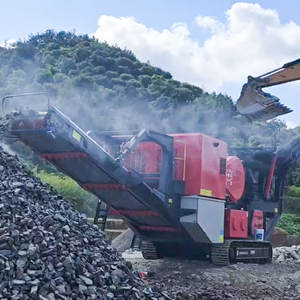 פחם נייד חרוט בטון דיזל השפעה ריסוק צמח מסוע פטיש כרייה סלע בלסת אבן סלק לסת - Product Image 1