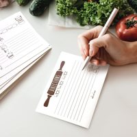 Carpeta de Anillas A4 (8.5x11) de Madera con Tapa Dura, para Diario, Álbum de Fotos, Libro de Cocina, Recetas