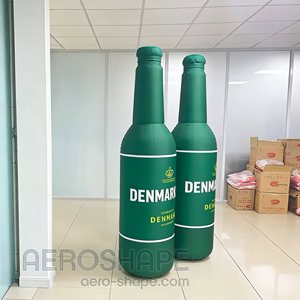 Производство, лидер продаж, гигантская надувная Рекламная бутылка, рекламная копия, надувная пивная бутылка - Product Image 3