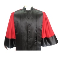Robe de juge rouge sur mesure de luxe, robe de procureur