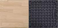 Dalles de sol en PVC imitation bois, résistantes aux chocs, idéales pour les bureaux et les salles de sport, tapis en caoutchouc PVC