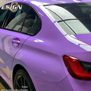 CRYSTAL GLOSS LILAC LAVENDER Car <b>Wrap</b> Vinyl <b>Roll</b> Full Car Film Weather Resistance Exterior Air <b>Bubble</b> Free - Product Image 6