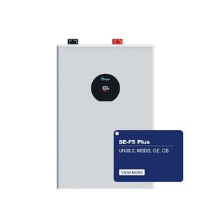 Batería de Bajo Voltaje Deye ESS SE-F5 Plus LiFePO4 de 5.12kWh, Solución de Almacenamiento de Energía Doméstica con 10 Años de Garantía, Stock en la UE - Product Image 1