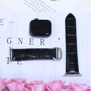 สายหนังลายจระเข้สำหรับ Apple Watch ultra 3 Smart Watch สายหรูหราของแท้สำหรับ <span class=keywords><strong>Cartier</strong></span> - Product Image 6