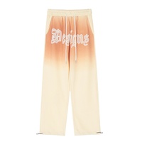 Pantalones bombachos rectos y sueltos personalizados para hombre, chándal para correr, fitness, talla grande