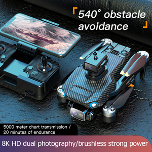 <strong>P8</strong> Pro <strong>Drone</strong> With GPS Brushless <strong>4K</strong> Dual Camera WIFI Quadcopter Five-Sided Intelligent Obstacle Avoidance Dron Toy - Product Image 2