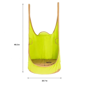 Silla Columpio Portátil para Interiores y Exteriores, Silla Colgante con Doble Bolsillo, Hamaca con Almohada Inflable - Product Image 4
