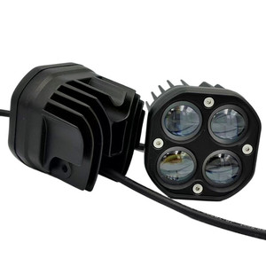 Projecteur LED 40W pour voiture, direct usine, phare trèfle à quatre feuilles, bicolore, pour moto, éclairage de modification et d'appoint - Product Image 5