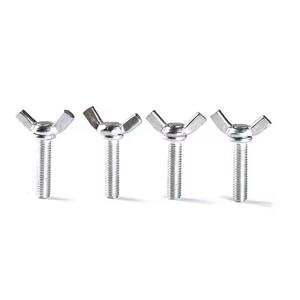Boulon d'aile à bascule en acier inoxydable standard DIN direct d'usine boulon <span class=keywords><strong>M3</strong></span> M4 M5 M6 M8 <span class=keywords><strong>Molly</strong></span> avec vis papillon à finition unie - Product Image 1