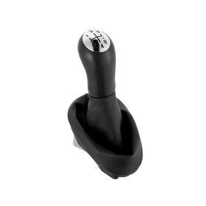 2009 pour Renault <span class=keywords><strong>Clio</strong></span> <span class=keywords><strong>2</strong></span> 3 Megane <span class=keywords><strong>2</strong></span> Scenic <span class=keywords><strong>2</strong></span> Kangoo <span class=keywords><strong>Pommeau</strong></span> <span class=keywords><strong>de</strong></span> levier <span class=keywords><strong>de</strong></span> <span class=keywords><strong>vitesse</strong></span> <span class=keywords><strong>de</strong></span> voiture avec cache-poussière chromé brillant et guêtre <span class=keywords><strong>de</strong></span> stylos en cuir PU - Product Image 2