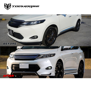 חדש הגיע Modellista עיצוב גוף ערכת עבור 2014 + Toyot-זרון שדרוג פגוש צד חצאית מפזר קדמי גריל עם אור - Product Image 5