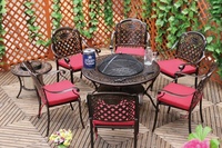 Ensemble de meubles d'extérieur, décoration de jardin, Patio et meubles d'extérieur en fonte anodisé, en aluminium moulé, livraison gratuite