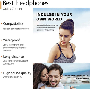 Écouteurs sans fil TWS I12 Bluetooth 5.3 avec puce Bluechip 5616, appels binauraux et appairage automatique pour téléphone portable – Approvisionnement direct usine - Product Image 4