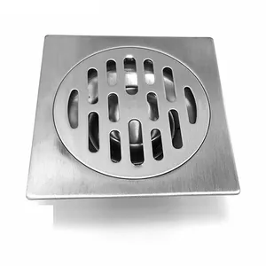 Best Quality hot sales stainless steel floor trap drains floor drain backflow preventer anti cockroach and odor trap drain