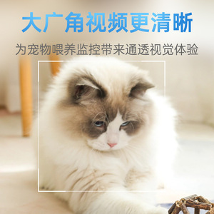 Distributeur automatique de nourriture pour chats avec contrôle par application, pièces détachables pour chiens et chats, blanc, prise US, 1620g - Product Image 5