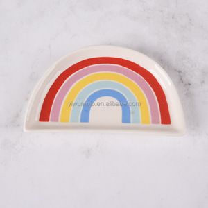 Plato de anillo de baratija personalizado de la universidad, decoración de dormitorio hecha a mano, regalo de graduación personalizado, logotipo personalizado, bandeja de joyería en blanco - Product Image 3