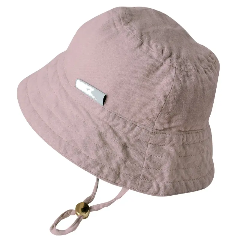 Baby Sun Hat Adjustable Outdoor Toddler Swim Beach Pool Hat Kids UPF 50 + Wide Brim Chin Strap Summer Hat