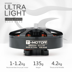 Moteur multi-coptère T-MOTOR MN5008, moteur hors-bord, moteur sans balais, drone pour avion RC, drone de livraison de nourriture - Product Image 2
