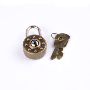 하이 퀄리티 귀여운 하트 모양의 콤비네이션 잠금 노트북 사용자 정의 색상 미니 수하물 자물쇠 세련된 문구 금속 제품 - Product Image 2