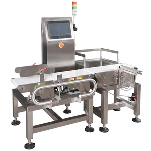 <span class=keywords><strong>Online</strong></span> Dynamic Weighing Scale Machine Steel Conveyor Verifique Weigher para a Indústria Alimentar Função Display Digital - Product Image 1
