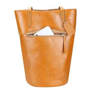 กระเป๋าสะพายไหล่ AndoBag รุ่น Simple, กระเป๋าหนังแท้เอนกประสงค์ทรงถัง, กระเป๋าถือสำหรับผู้หญิงสำหรับเดินทาง รุ่น 1694 - Product Image 5