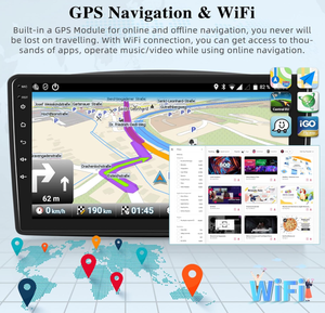 วิทยุติดรถยนต์ Android 15 สำหรับ Toyota Sienna ปี 2004-2010 รองรับ Carplay หน้าจอสัมผัส 7 นิ้ว ระบบ Android Auto พร้อม Bluetooth GPS FM RDS EQ+กล้องมองหลัง AHD ฟรี - Product Image 5