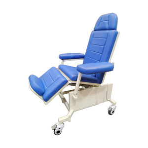 Silla de Hospital para Chinos en el Extranjero de Guangzhou XQ2014-D26, Ajustable, Inclinable, con Relleno de Espuma Azul Rey - Product Image 2