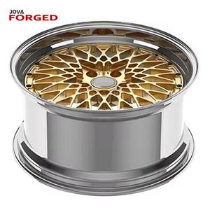 Rines Deportivos de Alto Rendimiento en Oro Pulido, 19x9.5 5x114.3, 2 Piezas, Ruedas de Aleación de Aluminio Forjado, Diseño Cóncavo para Odyssey - Product Image 2